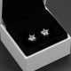 Pendientes de plata esterlina 925 para mujer, aretes de tuerca con diseño único de estrellas brillantes, joyería de moda para boda/fiesta - malaquita tienda 36