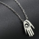 Collar con colgante de vórtice de Palma para mujer, de Plata de Ley 925, cadena de buena suerte, joyería de moda - malaquita tienda 36