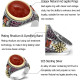Anillo de Plata de Ley 925 con piedra de ágata roja ovalada rusa para hombre, joyería sólida de compromiso, anillo de boda, talla 8-13 - malaquita tienda 36