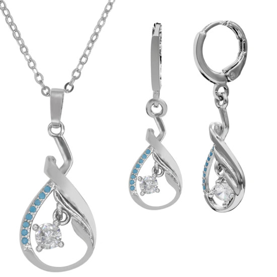 Conjuntos de joyas de plata esterlina 925 para mujer, aretes/collar con colgante, conjunto de joyería elegante, regalo de compromiso - malaquita tienda 36