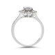 Anillos de plata 925 para mujer, joyería elegante de belleza para mujer, anillo grande de flor de CZ, joyería de moda, regalo, anillos de boda finos - malaquita tienda 36