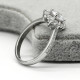 Anillos de plata 925 para mujer, joyería elegante de belleza para mujer, anillo grande de flor de CZ, joyería de moda, regalo, anillos de boda finos - malaquita tienda 36