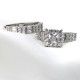 Anillo de plata de primera ley y Circonia cúbica para mujer, sortija, plata esterlina 925, Circonia cúbica, zirconia, circonita, zirconita, brillante, 2 unidades - malaquita tienda 36