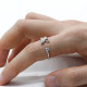 Anillos de dedo ajustables de tamaño abierto para mujer, joyería de fiesta/boda, piedra CZ, diseño exquisito, joyería de moda - malaquita tienda 36