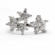 Anillos de boda de estilo romántico para mujer, 4 estrellas, ajustables, deslumbrantes, de piedra CZ, joyería de moda - malaquita tienda 36