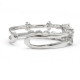 Anillos multicapa de diseño bonito para mujer, anillos de circonia cúbica Simple y elegante, anillos de dedo de tamaño ajustable, regalo de joyería - malaquita tienda 36