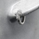 Pendientes de plata de ley 925 auténtica para mujer, aretes redondos de circonita cúbica, pendientes de Cruz geométrica, regalo fino de plata de ley - malaquita tienda 36