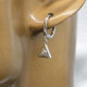Pendientes geométricos de Plata de Ley 925 auténtica, joyería fina, accesorios de regalo - malaquita tienda 36