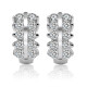 Pendientes de plata de primera ley y Circonia cúbica para mujer, aretes pequeños, plata esterlina 925, Circonia cúbica, zirconia, circonita, zirconita, zirconita, boda - malaquita tienda 36