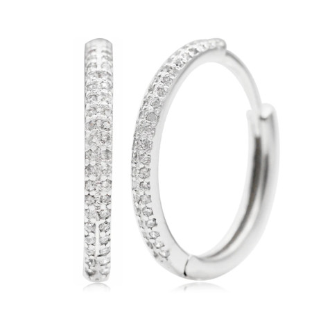 Dazzing-pendientes de aro de circonia cúbica para mujer, aretes de Plata de Ley 925 para mujer, exquisitos pendientes de boda, buen regalo para mujer Dazzing-pendientes de aro de circonia cúbica para mujer, aretes de Plata de Ley 925 para mujer, exquisitos pendientes de boda, buen regalo para mujer