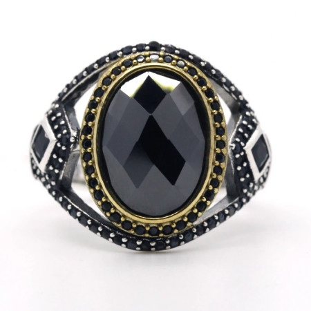 Metalmadman-anillos de plata 925 para hombre, piedra CZ Natural grande con forma de W, anillos de boda/Patry, joyería fina de diseño único de alta calidad Metalmadman-anillos de plata 925 para hombre, piedra CZ Natural grande con forma de W, anillos de boda/Patry, joyería fina de diseño único de alta calidad