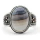 Nuevo anillo de plata 925 para hombre, ágata ovalada, conjunto de joyería Vintage con personalidad para hombre, anillo de pareja a la moda para mujer - malaquita tienda 36