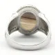 Nuevo anillo de plata 925 para hombre, ágata ovalada, conjunto de joyería Vintage con personalidad para hombre, anillo de pareja a la moda para mujer - malaquita tienda 36